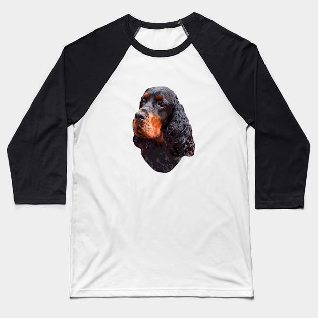 Gordon Setter Beautiful Dog Breed Baseball T-Shirt by ElegantCat